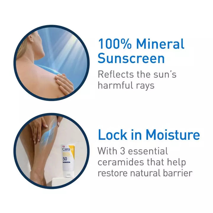 CeraVe Hydrating Mineral Sunscreen HA STORE