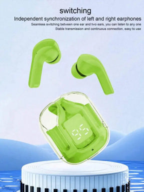 Air31 Earbuds Wireless Crystal Transparent Bluetooth 5.3 Air 31 Ear Buds Wireless Headset HA STORE