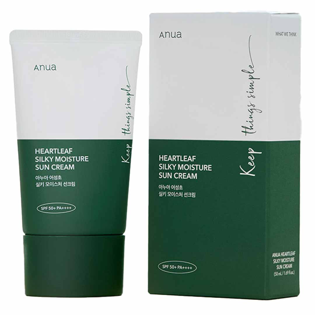 Anua - Heartleaf Silky Moisture Sun Cream SPF 50+ PA++++ 50ml HA STORE