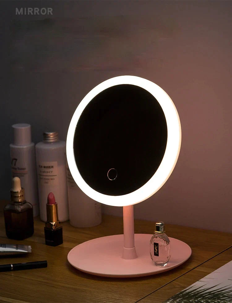 Ed Vanity Mirror with Light White LSB." HASTORE