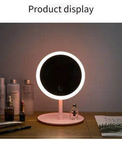 Ed Vanity Mirror with Light White LSB." HASTORE