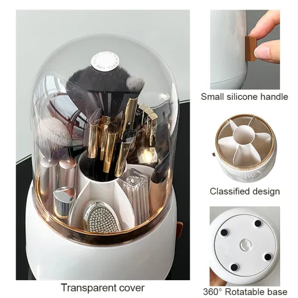 Brush Container Makeup Brush Holder Dust-proof HA STORE