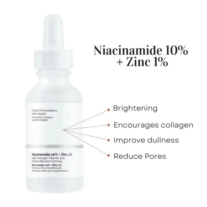 (SOAP FREE) The Ordinary Niacinamide 10% + Zinc 1% – 30ml With Barcode HA STORE