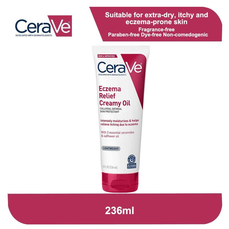 Cerave Eczema Relief Creamy Oil 236ml HA STORE