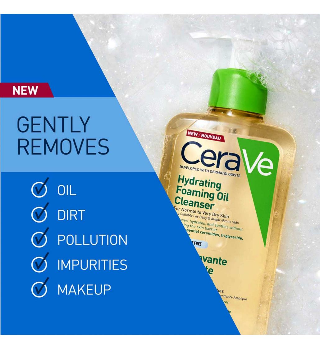 CeraVe Hydrating Foaming Oil Cleanser HA STORE