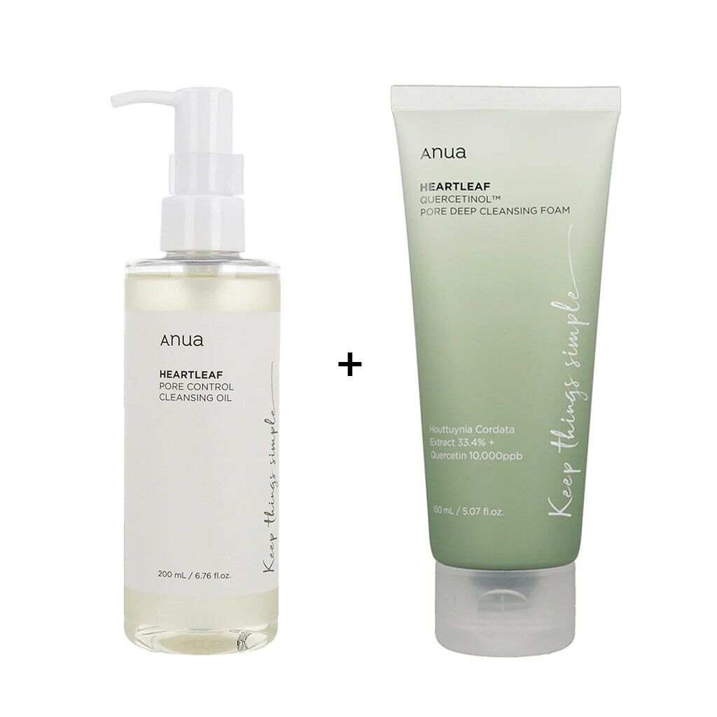 Anua Cleansing   bundle  SET (Cleansing Oil+Foam cleanser ) HA STORE