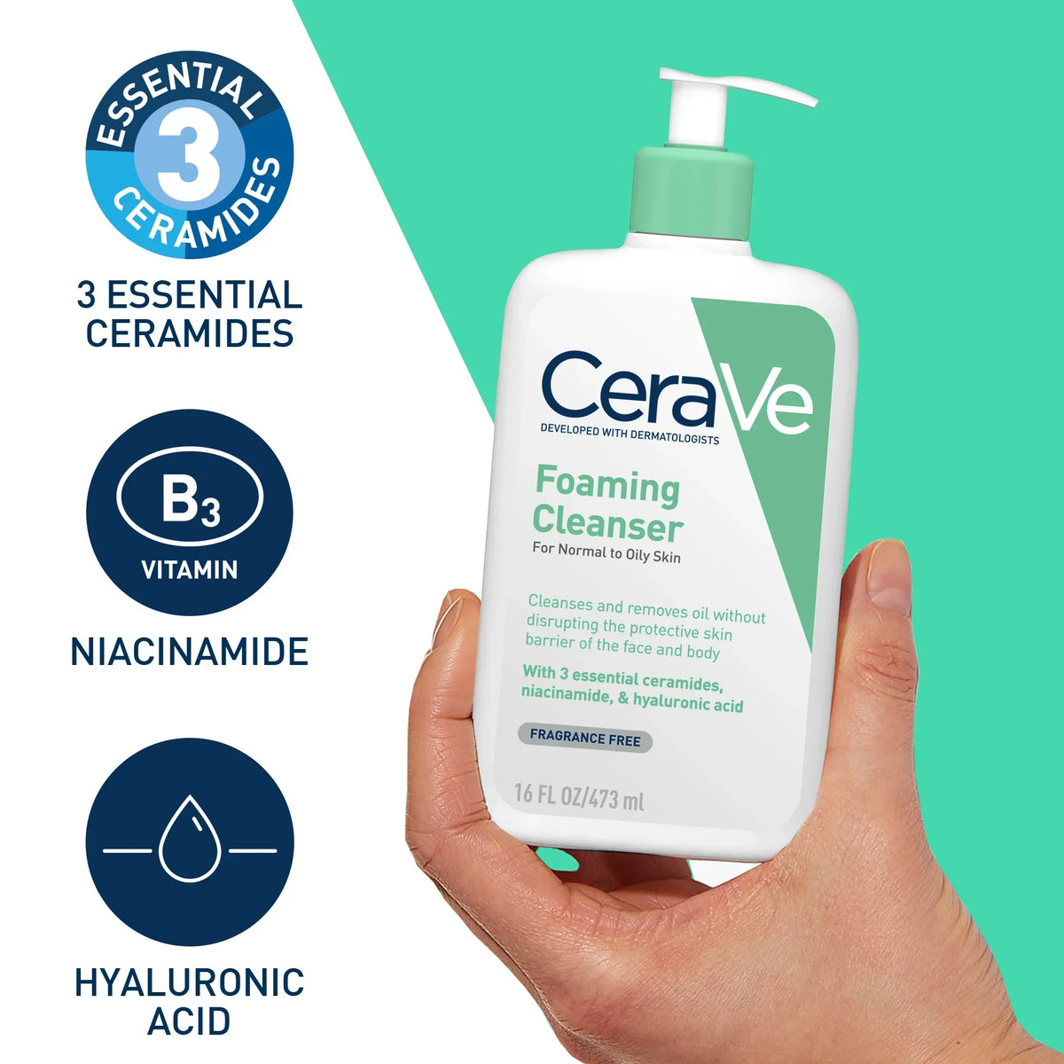 Cerave Foaming Cleanser 473ml HA STORE